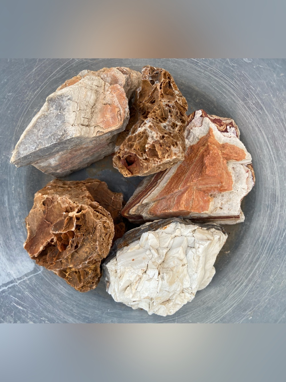 🪨Rocks- 5 Cool Pcs. Decorative/Aquatic/Tanks/Homes/Beauty/Organic-💯-Natural🐠🐸🦀🐢🦜